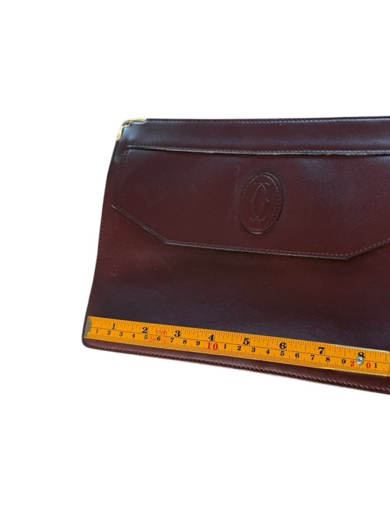 Cartier Burgundy Clutch - Picture 8 of 13